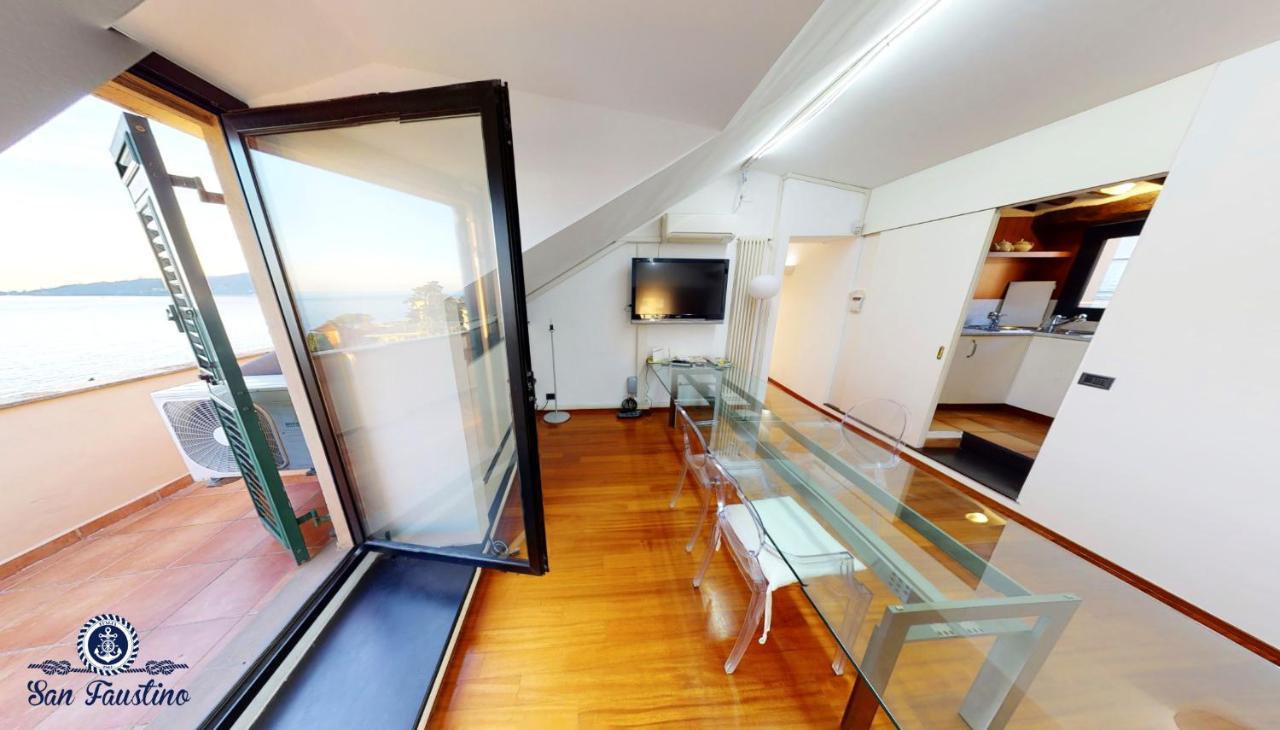 Welcome Riviera - Attico San Faustino 165 Mq Piu 110 Mq Di Terrazza- In Villa 700 ,Vista Mare Strepitosa-100 M Dalla Spiaggia-Parking Esclusivo Rapallo Buitenkant foto